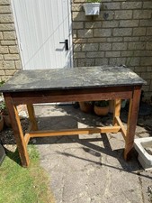 Vintage Science Lab Table Mid Century