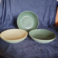 3x Denby Calm Pasta Bowls 22cm
