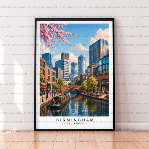 Birmingham canal art - , print