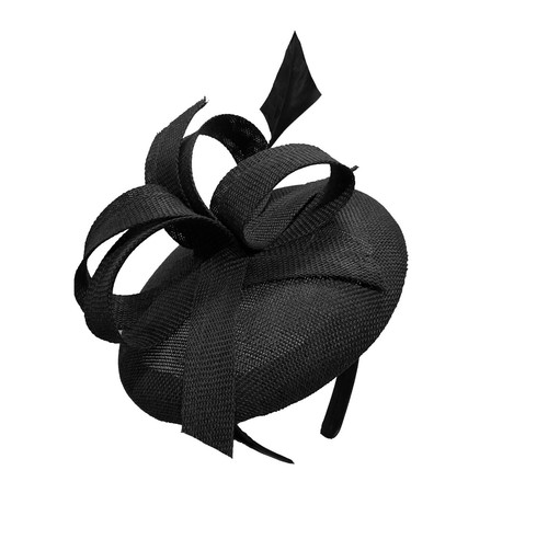 Sinamay fabric pillbox hat - sinamay,