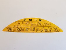 Top Handle Warning Sticker Suits Belle Cement Mixers