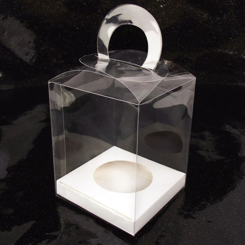 Clear single cupcake - cupcake, boxes