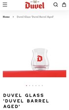 Duvel glass barrel - glass, 'duvel