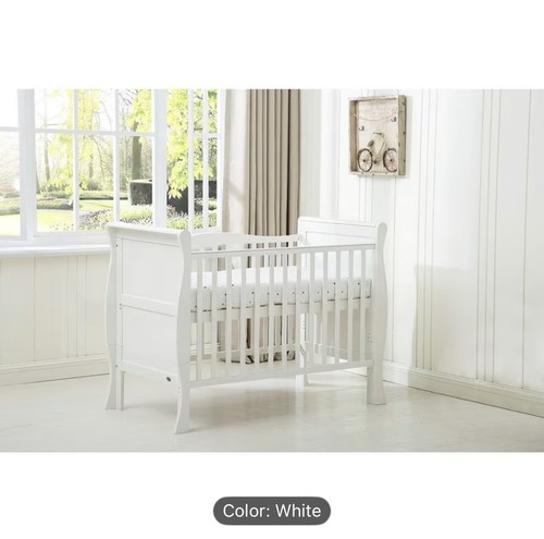 Wooden toddler cot bed - cot,