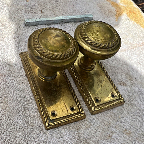 Vintage solid brass - solid,