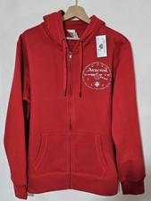 Arsenal  embroidered Red Zipped Hoodie 