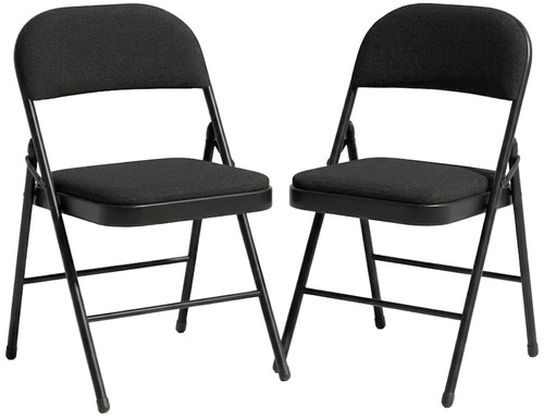 Metal folding chair black - folding,