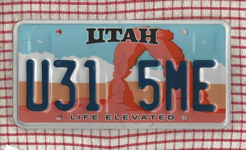 Utah american license - -,
