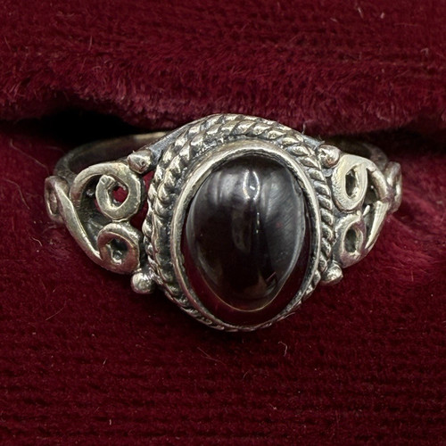 Sterling silver 925 - silver, red