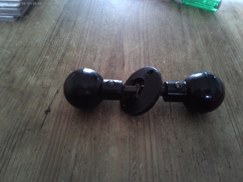 Pair bakelite door - ,