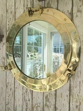 24" Porthole Mirror - Shiny