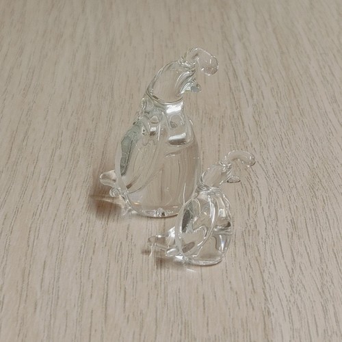 Glass quail bird mini - quail, figurine
