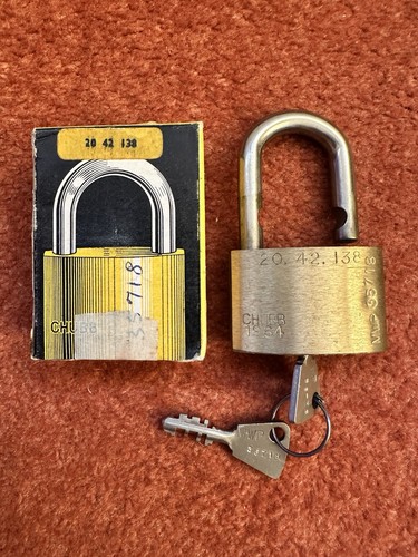 Vintage chubb 1k42 brass - 1k42,