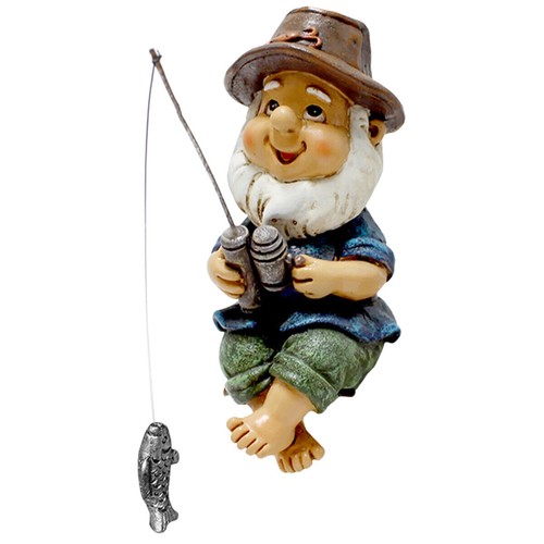 Resin pool side gnome - side,
