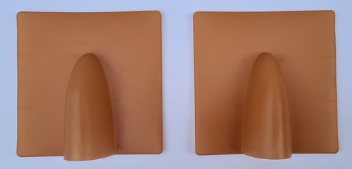 Brown brick buster plate - brown,