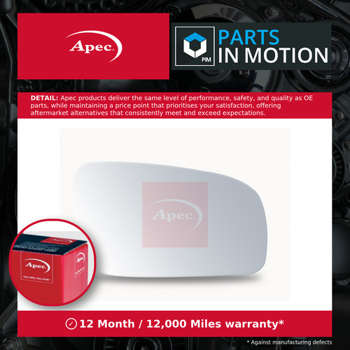 Mirror glass fits audi b5 - fits,
