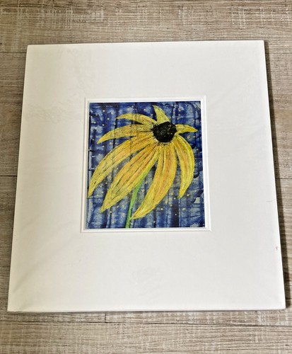 Mounted original pastel - mounted,