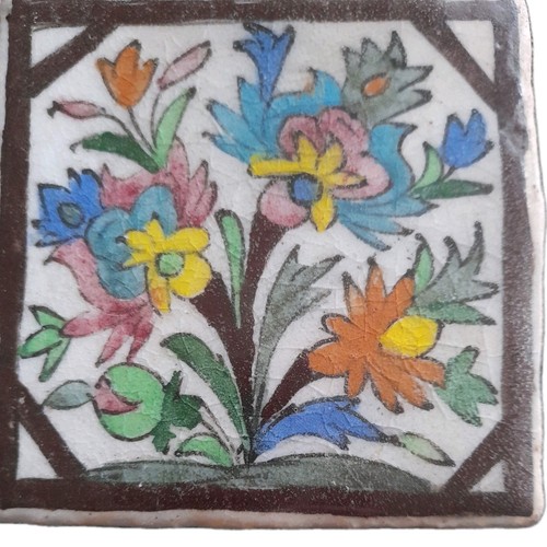 Iznik persian qajar ceramic - qajar,