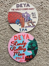 Set of 2 DEYA   Brewery    beer pump clips