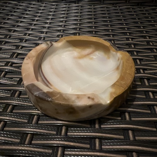 Italian alabaster ashtray onyx - ashtray,