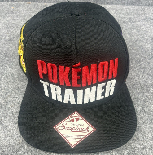 Pokemon trainer snapback hat - trainer,