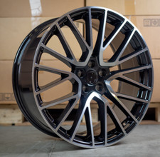 22" 811 black pol alloy wheels