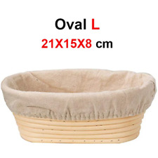 Rattan Bread Proofing Basket Natural Oval Rattan Wicker Dough Fermentation Sourd