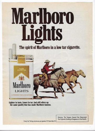 1977 marlboro lights - 1977,
