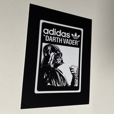 Adidas black white Darth Vader