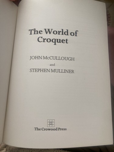 The world croquet by - croquet,