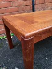 Mid-century Vejle Stole Mobelfabrik Teak Danish Long Coffee Table 1960-70s Retro