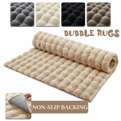 Fluffy rugs large shaggy rug - rugs,