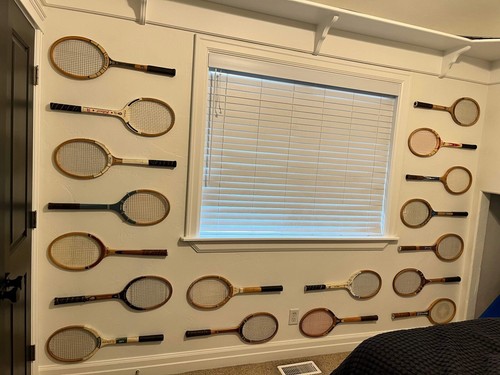 Lot vintage wood tennis - wood,