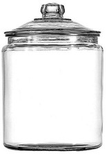 Anchor Hocking Glass Jar 1 US Gallon Coffee Cookie Biscuit Container with Lid