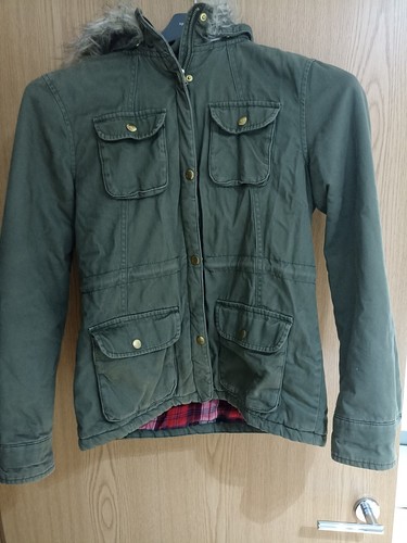 Girls parka coat age 14 - girls,