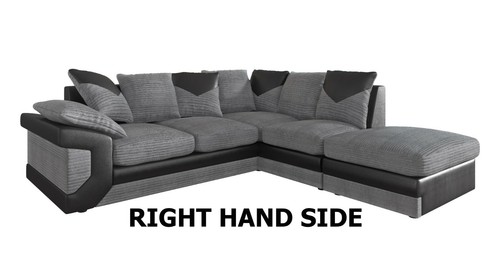 Corner sofa jumbo cord - sofa, faux