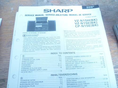 Sharp n15h vz n15e - ,