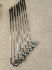 Taylormade Burner OS Iron Set 5-PW+SW+AW Regular Flex Steel Shafts.