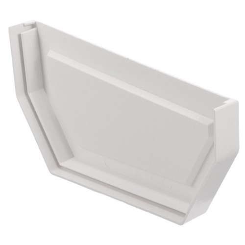 Plastic gutter downspout end - plastic,