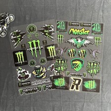 2 Whole Sheets MONSTER ENERGY