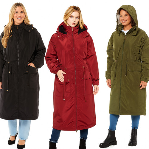 Ladies longline waterproof - longline,