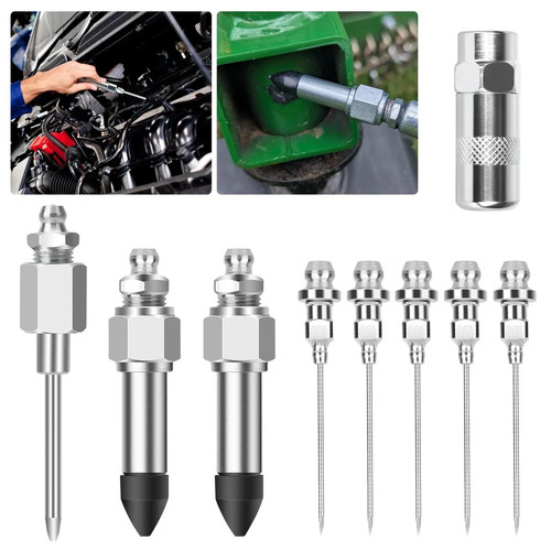 9pcs grease gun needle tip - 9pcs,