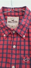 Hollister Men's Long Sleeve Checked Shirt Size XL