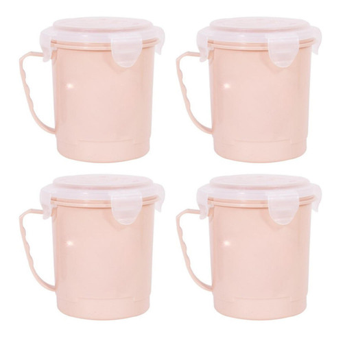 Microwave soup mugs - 4x, with