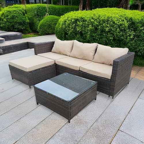 Garden furniture set rattan - furniture,
