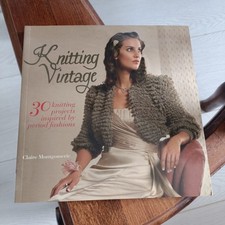 RRP £12.99 Knitting Vintage - Pattern Book - Womens 30 Period Inspired Knits