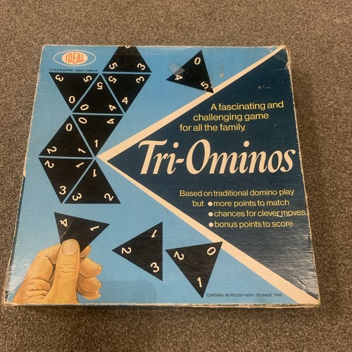 Tri ominos family domino game - family,