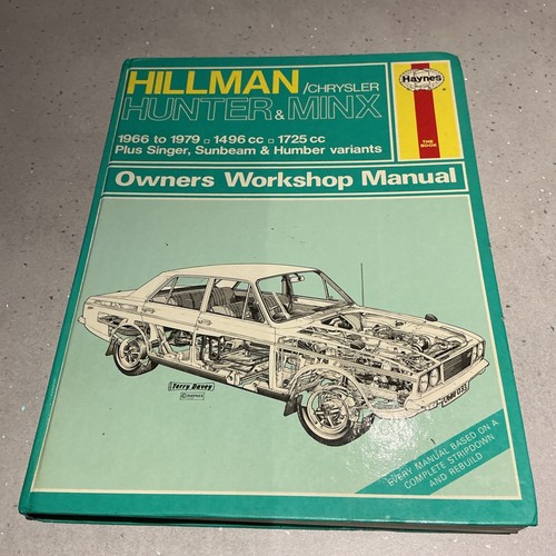 Haynes manual hillman chrysler - manual, hillman/chrysler