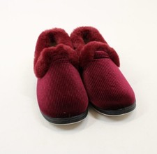LADIES PADDERS REPOSE Burgundy SLIPPERS uk 7 new