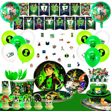 Ben 10 Birthday Party Supplies Ben 10 Party Decoration Tableware Plates Balloons